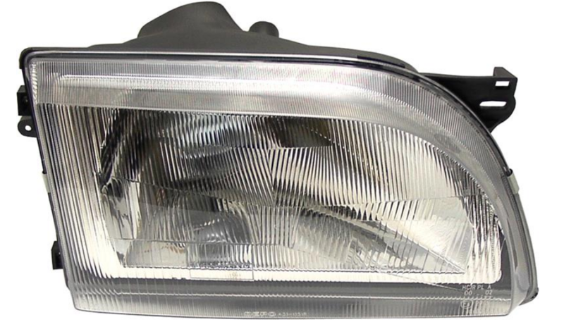 Фара прав. H4, автомат. регул., пласт. 10/94- [DEPO]