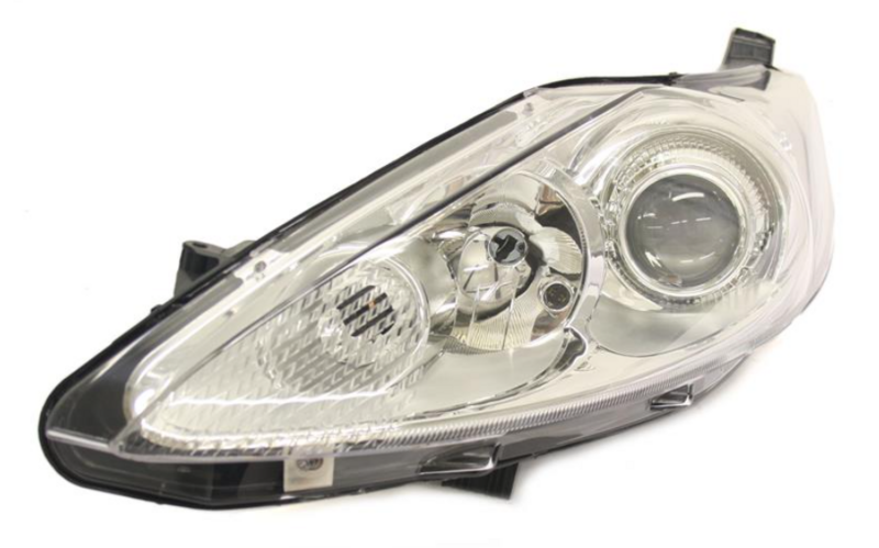 FDFIE 08-Фара ліва  H7/H1, сера рамка, елек. рег., с моторч. [DEPO]