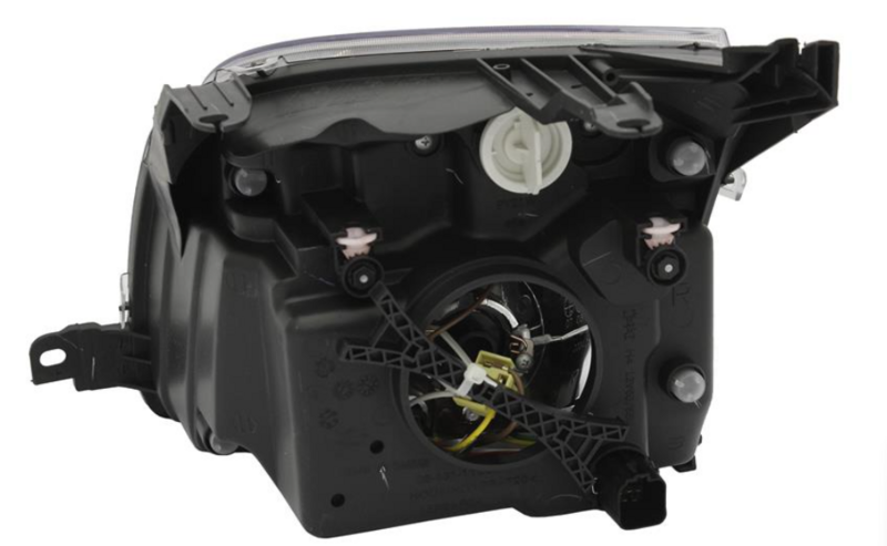 Фара прав. H4 с оранж.указателем, авт. рег. с моторчиком 06- [DEPO] 431-1198RMLD-EM - зображення 2