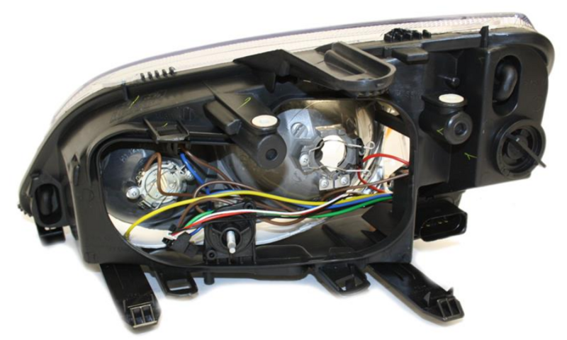 Фара прав. H1/H1, авт.регул. [DEPO] 431-1158R-LD-EM - зображення 2