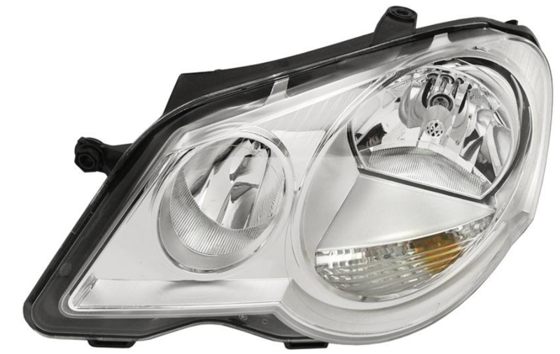 Фара лів. H7/H1 авт. регул. 5/05- [DEPO]