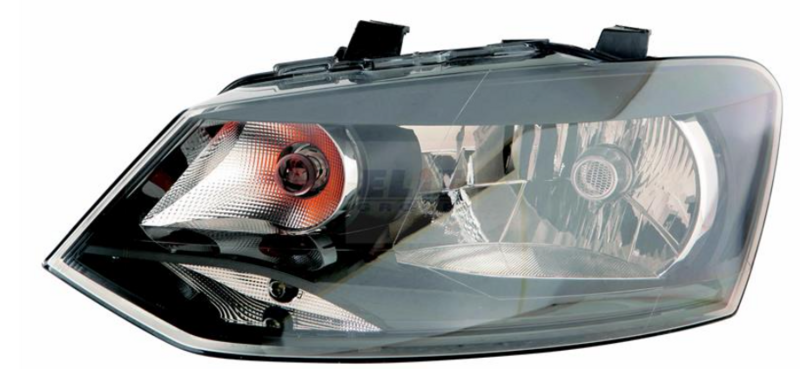 Фара ліва H4, автом. рег., [DEPO]