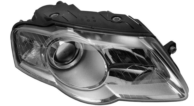 Фара прав. H7/H4 з поворотником, авт. регул. [DEPO]