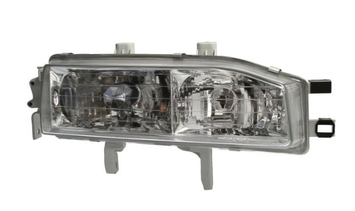 Фара прав. H4/H1, автомат. регул., SED 92- [DEPO]