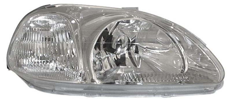 Фара лів. H4, авт. регул. 3/4-дв. (typ Valeo) -2/99 [DEPO]
