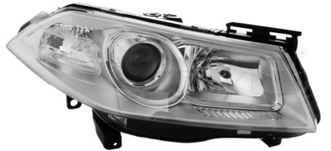 REN MEGAN лів. H7+H1 фара перед. [1/06-]