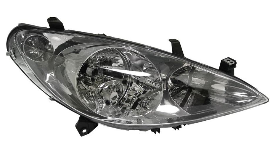 PEU 307 прав. H1+H1+H7 фара перед. [-5/05]