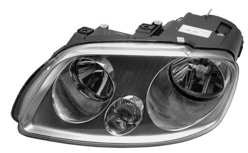 VW TOURAN лев. H1+H7 фара перед. + корректор