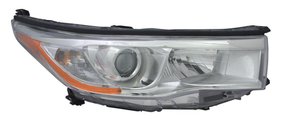 TY HLANDR 2014-2016 Фара передняя лев.мех.хром.