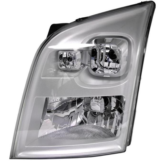 FD TRAN 06- лев. фара H4(chrom), автом.