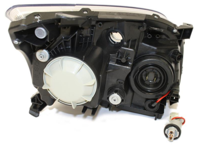 TO AVEN 03- лів. фара H7/H1, автом., черн. рамка 7/06- 20-11738-05-2 - зображення 2