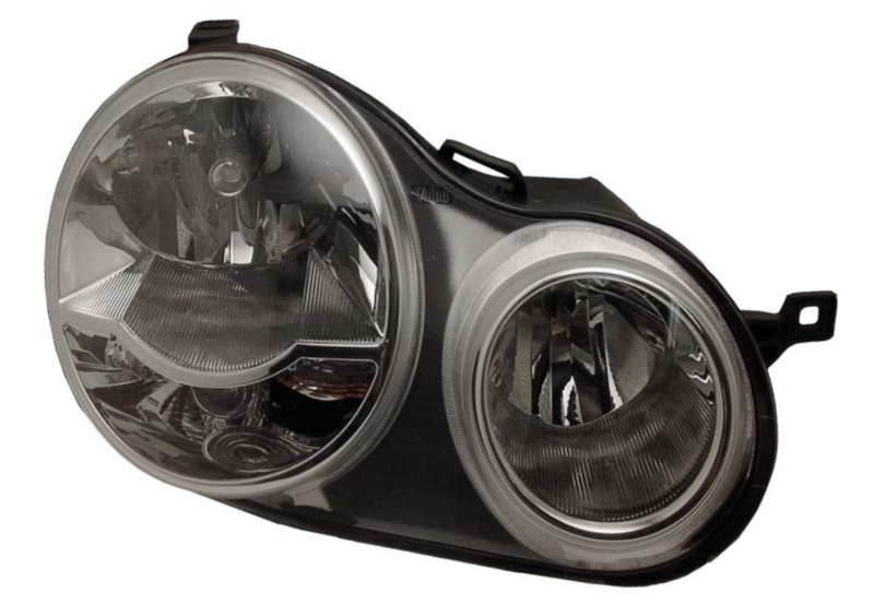 VW POL 02- Прав. фара H7/H1 з поворот., автом. (Valeo typ) -4/05