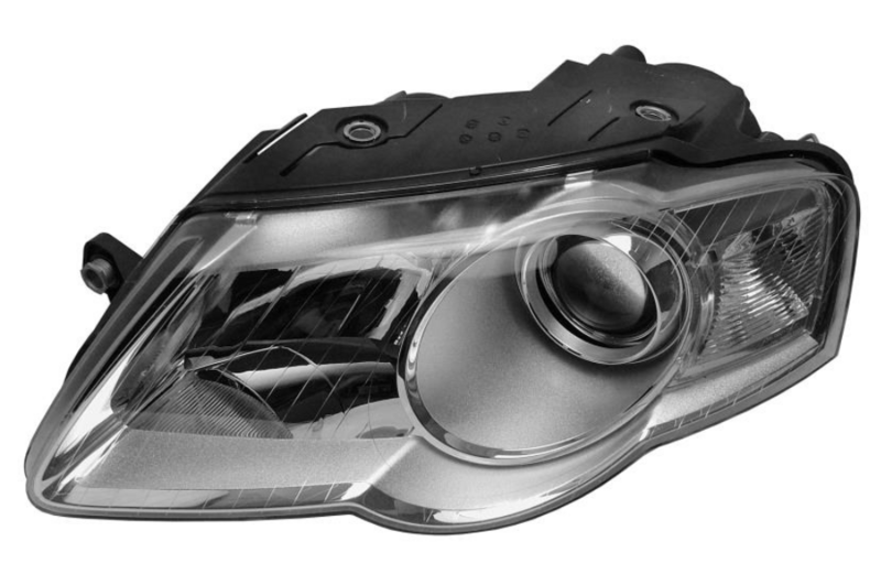 VW PAS 05- лев. фара H7/H7 с поворот., автом., + коррект. (tyПрав. Hella)