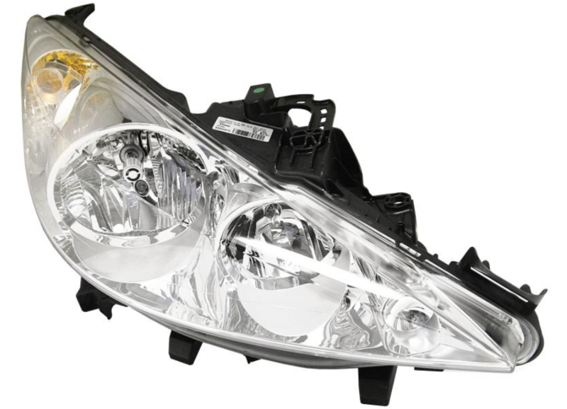 PE 207 Прав. фара H7/H1з поворот., без п/туман, автом., + коррект.