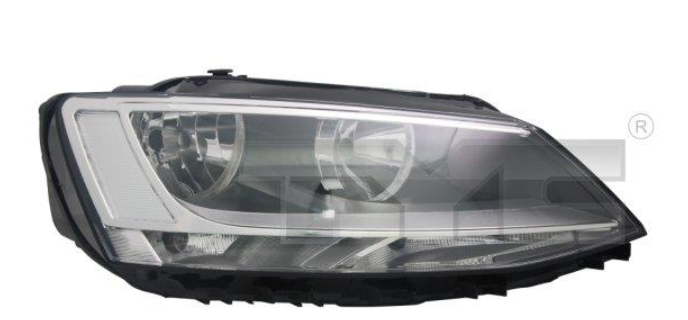 VW Jetta 11- лев. фара H7/H7, автомат., + коррект.