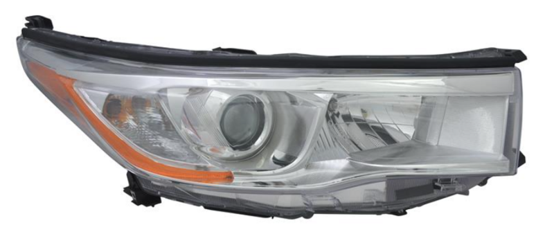 TY HLANDR  2014-2016 Фара передня прав.мех.хром.