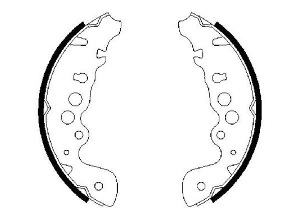 Гальмівні колодки барабанні 0986487616 - зображення 3
