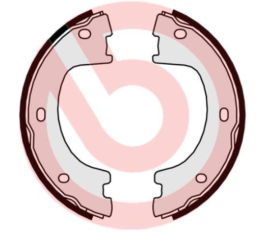 Гальмівні колодки барабанні