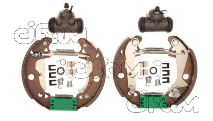Гальмівні колодки барабанні