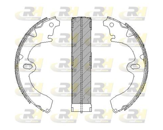 Гальмівні колодки барабанні