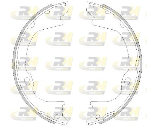 Гальмівні колодки барабанні