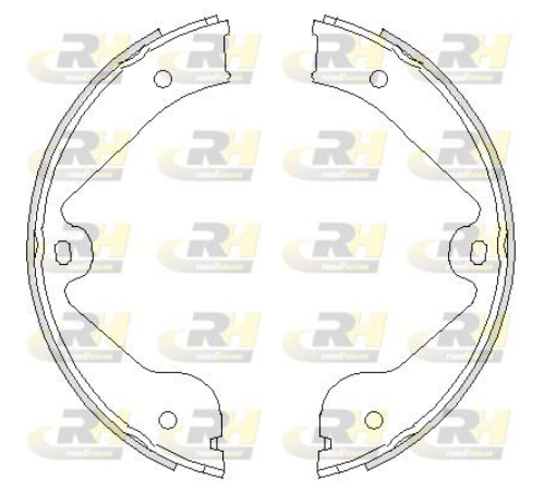 Гальмівні колодки барабанні