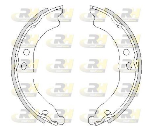 Гальмівні колодки барабанні