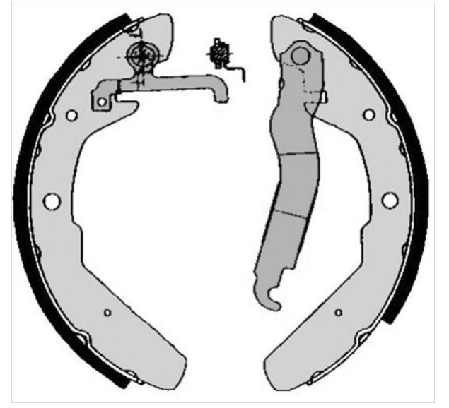 Тормозные колодки барабанные