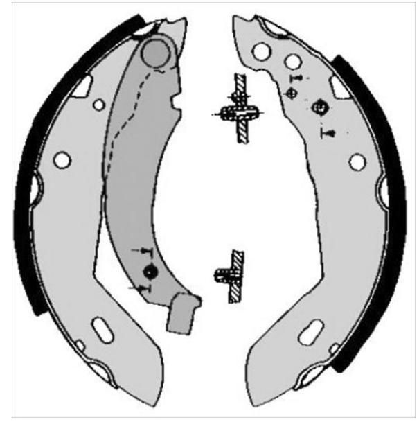 Тормозные колодки барабанные