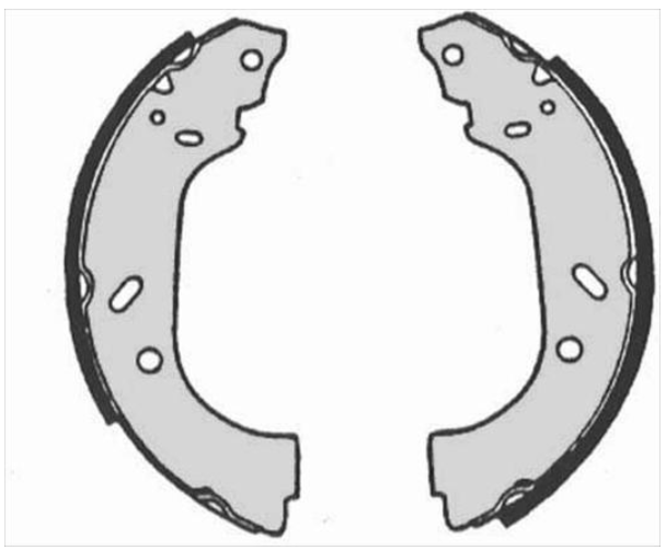 Тормозные колодки барабанные