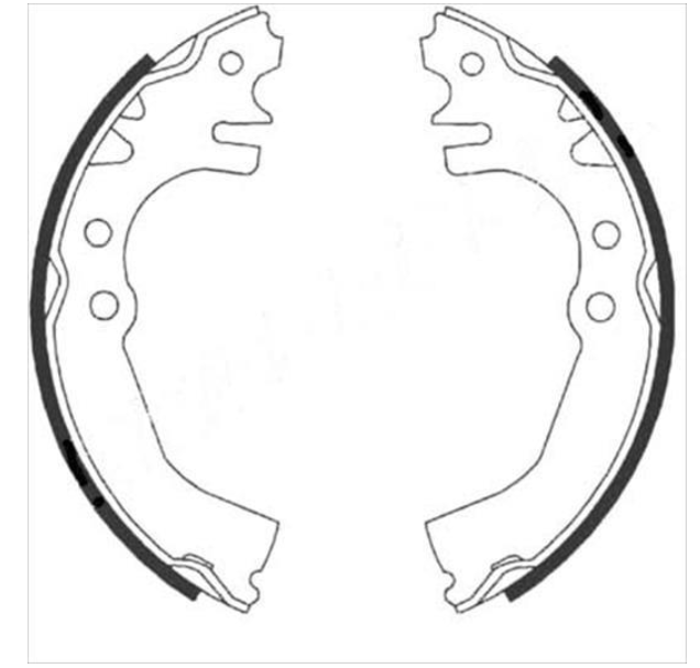 Тормозные колодки барабанные