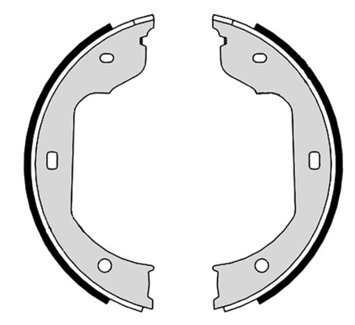Гальмівні колодки барабанні