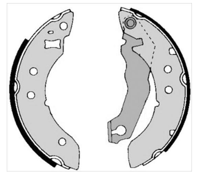 Тормозные колодки барабанные