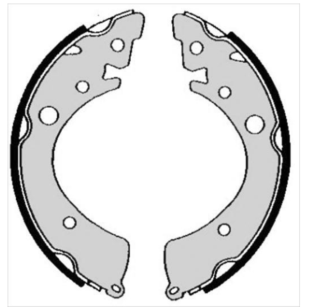 Тормозные колодки барабанные