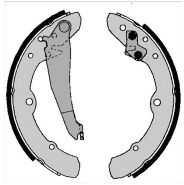 Тормозные колодки барабанные
