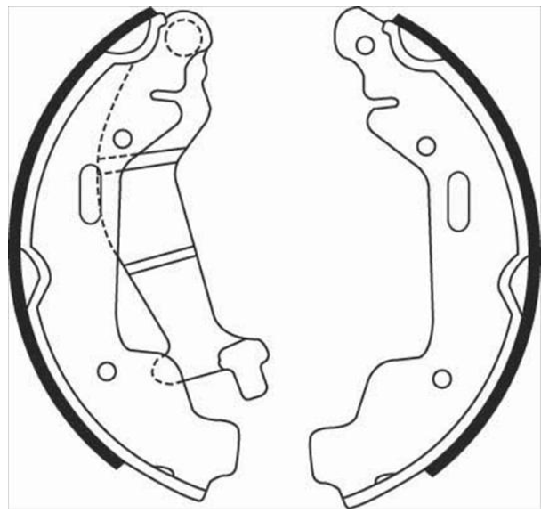 Тормозные колодки барабанные