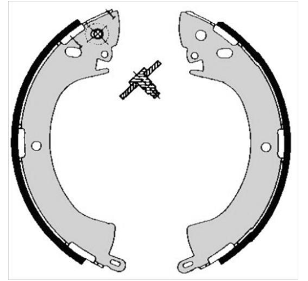 Тормозные колодки барабанные