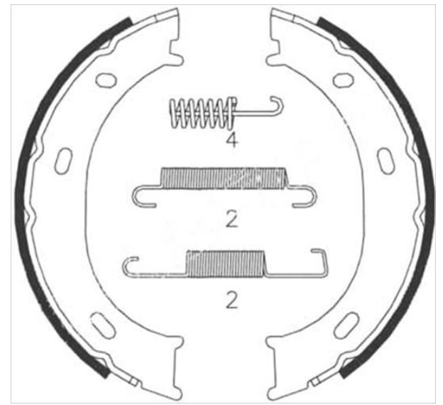 Тормозные колодки барабанные