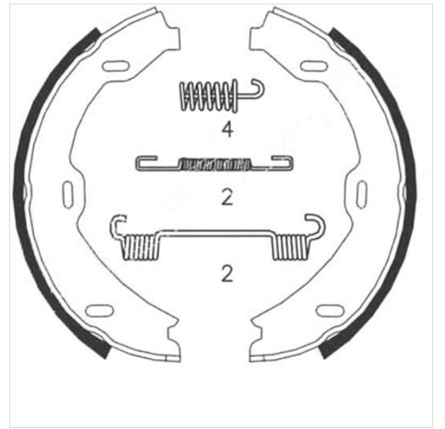 Тормозные колодки барабанные