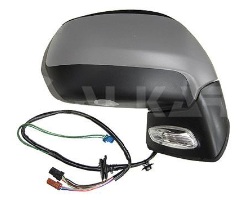 зеркало правое выпукл.,эл.,голубое,обогрев.,грунт.,с датчиком темп.,с указат.поворота,с памятью,стекл