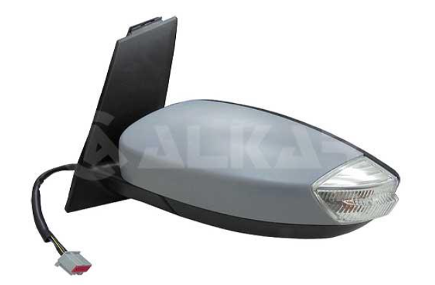 зеркало в сборе, правое,электр., выпуклый+обогрев под покрас. + пок.поворот.,