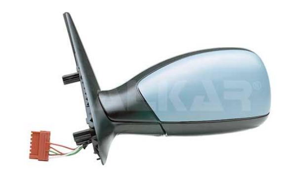 зеркало лив., эл. регул., с подогрев., грунт., выпукл.