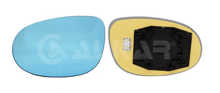 стекло зеркала лев.+держак, с подогрев., голубое стекло, выпукл.