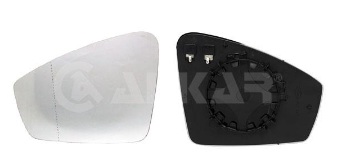 Вкладыш зеркала левый, асферич., + обогрев