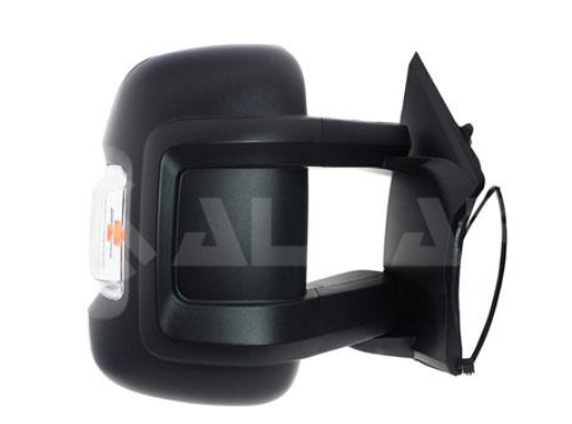 зеркало в сборе,прав.,Dead Angle Mirror, элект.,выпукл,обогрев,+пок.поворот, Medium arm, W16W, 8 PI