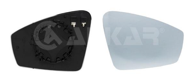 Вкладиш дзеркала правий, випуклий + обогрів