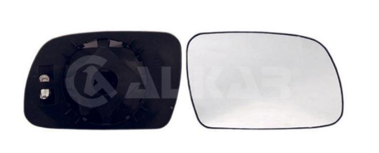 стекло зеркала пров. с пласт. держат., с подогр., выпукл.