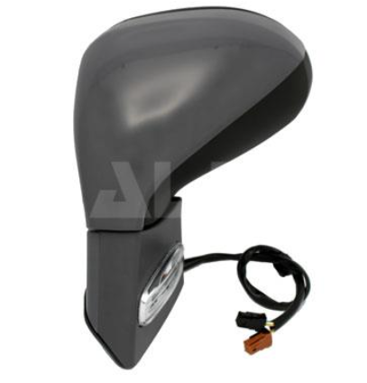 Зеркало лев.+омыватель, эл. регул., с подогрев., выпукл., грунт, эл. состав.