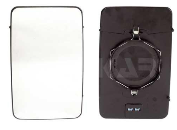 Вкладиш дзеркала лів=пра,випуклий,обогрів., IV[OE 814 31 12]