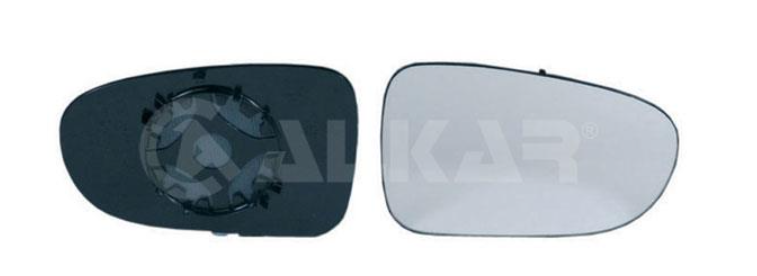 Зеркала держатель правый+стекло, выпуклое